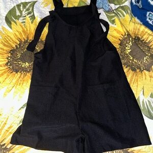 SHEIN Black Jumpsuit Classic Overall Style